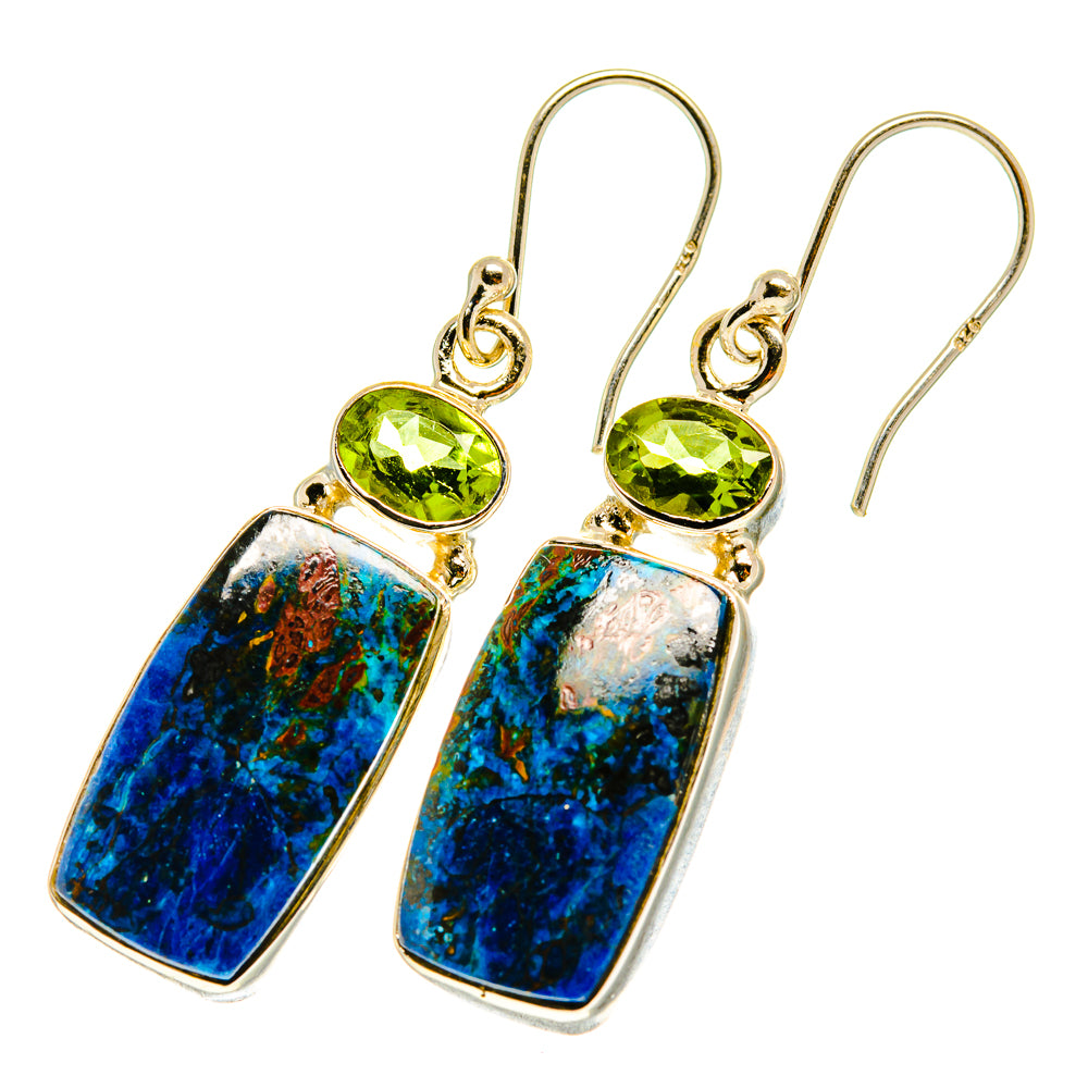 Shattuckite Earrings handcrafted by Ana Silver Co - EARR417338
