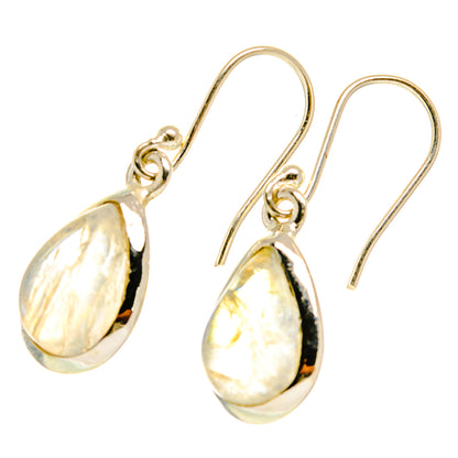 Rainbow Moonstone Earrings handcrafted by Ana Silver Co - EARR417343
