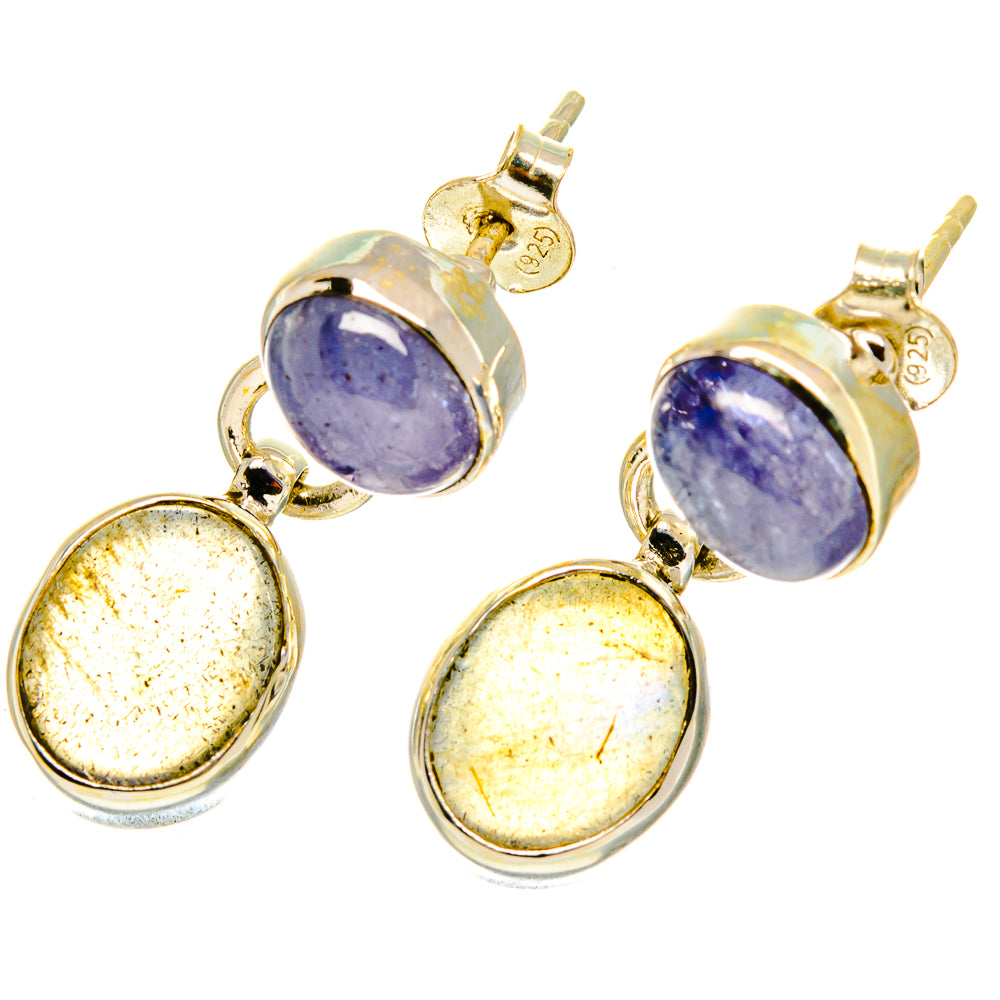 Labradorite Earrings handcrafted by Ana Silver Co - EARR417346