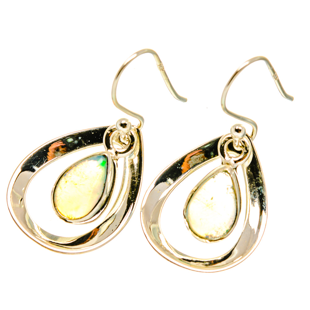 Ethiopian Opal Earrings handcrafted by Ana Silver Co - EARR417349