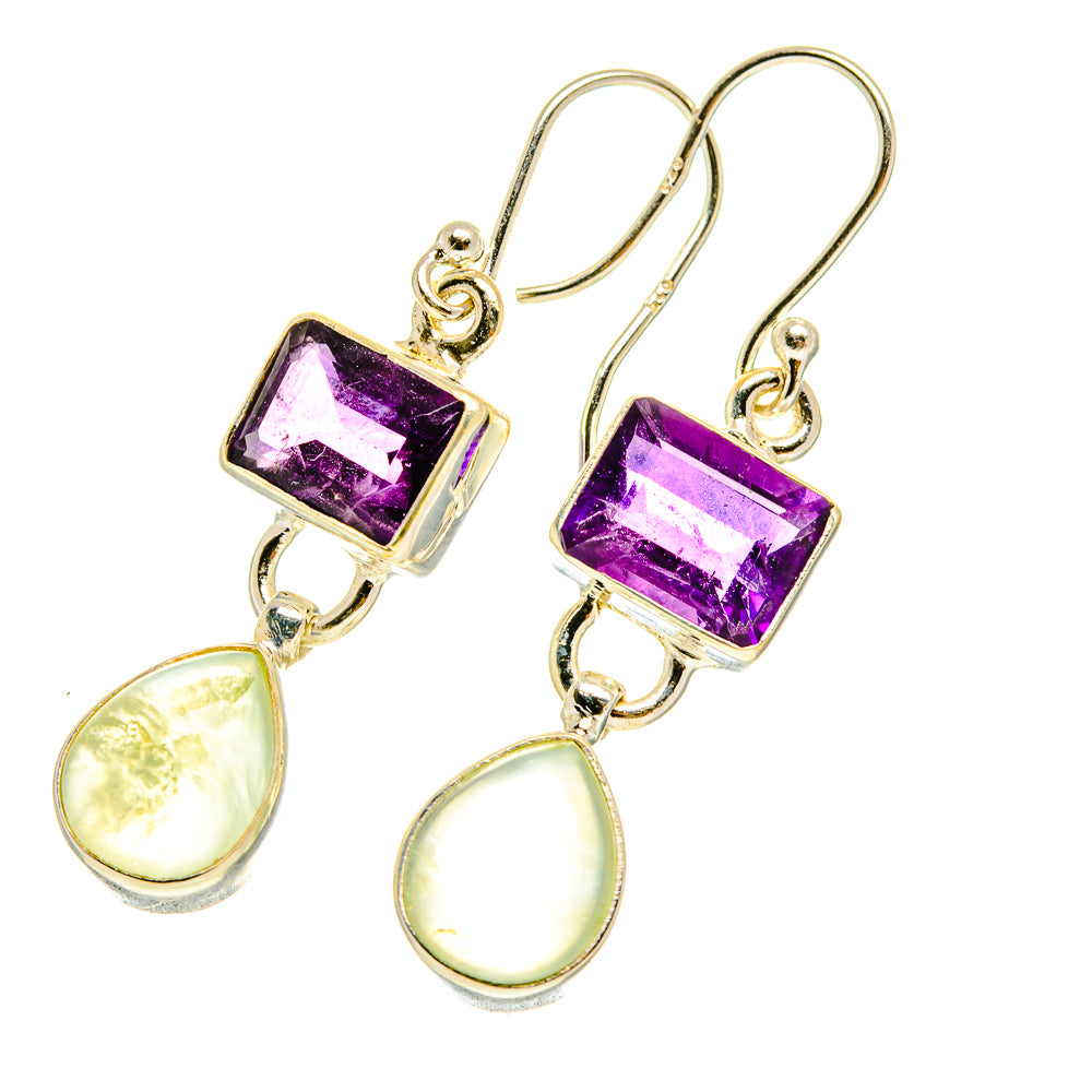 Prehnite Earrings handcrafted by Ana Silver Co - EARR417352
