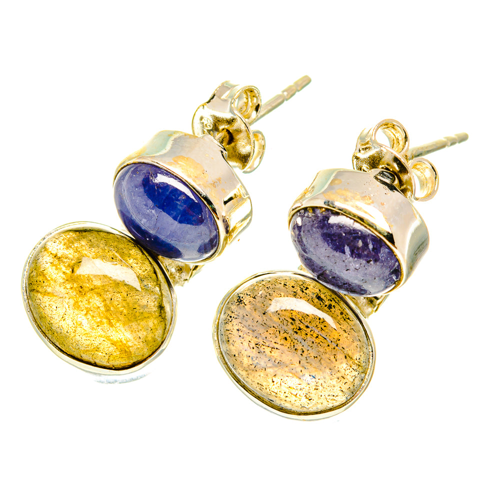 Labradorite Earrings handcrafted by Ana Silver Co - EARR417356