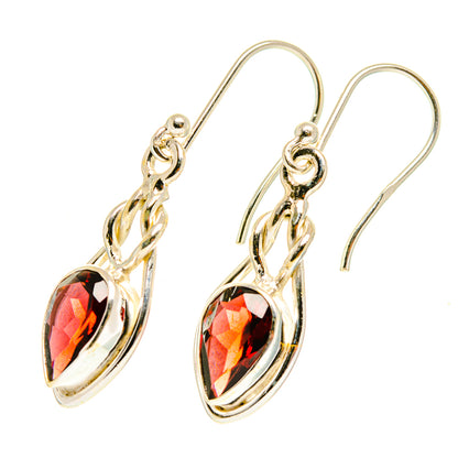 Garnet Earrings handcrafted by Ana Silver Co - EARR417375