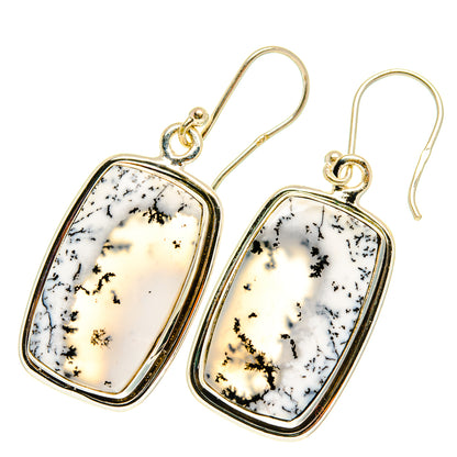 Dendritic Opal Earrings handcrafted by Ana Silver Co - EARR417386