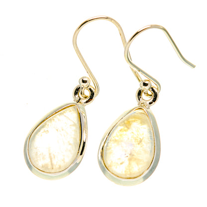 Rainbow Moonstone Earrings handcrafted by Ana Silver Co - EARR417387