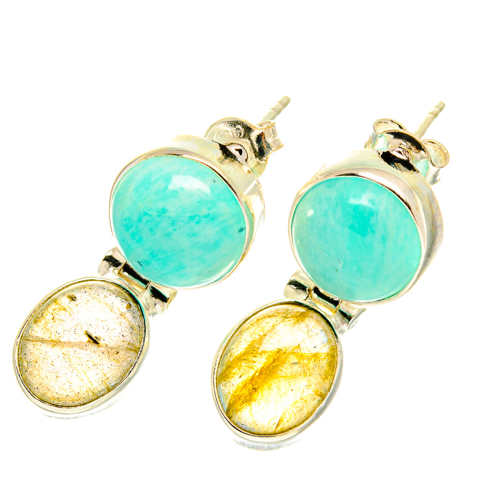Labradorite Earrings handcrafted by Ana Silver Co - EARR417401
