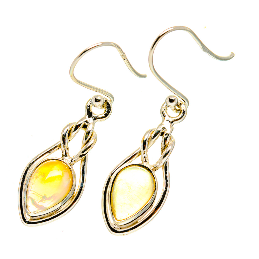 Ethiopian Opal Earrings handcrafted by Ana Silver Co - EARR417411
