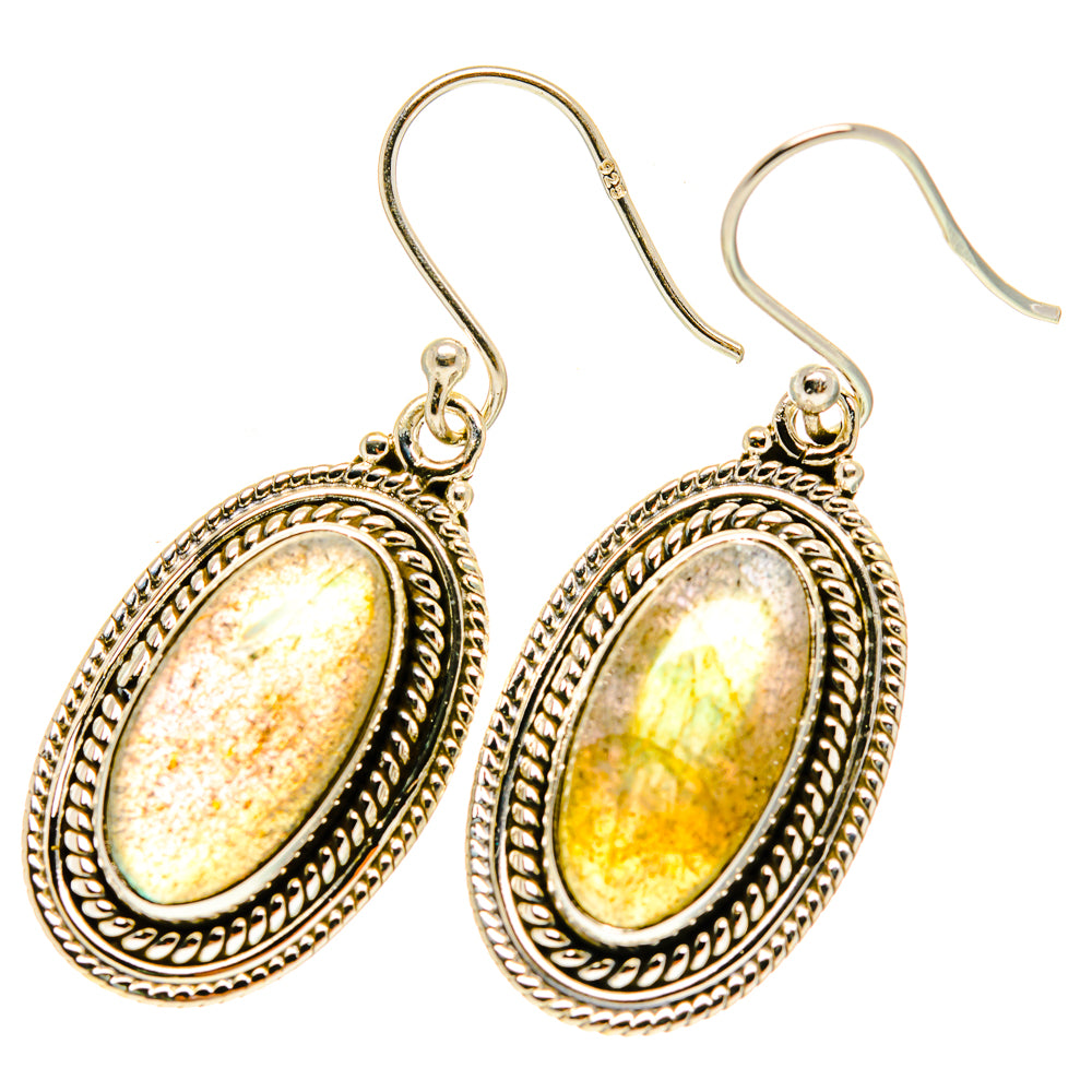 Labradorite Earrings handcrafted by Ana Silver Co - EARR417420