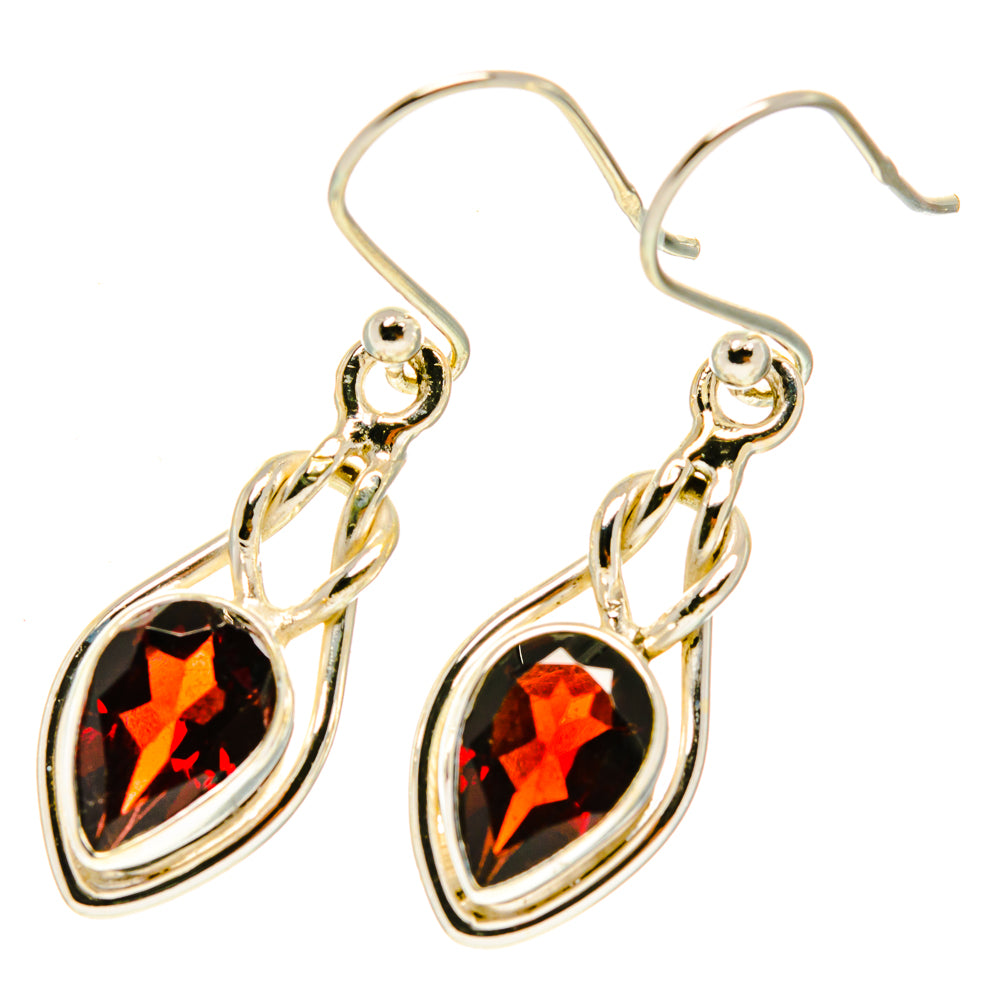 Garnet Earrings handcrafted by Ana Silver Co - EARR417429