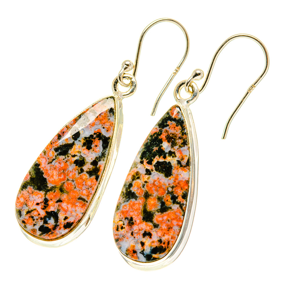 Ocean Jasper Earrings handcrafted by Ana Silver Co - EARR417435