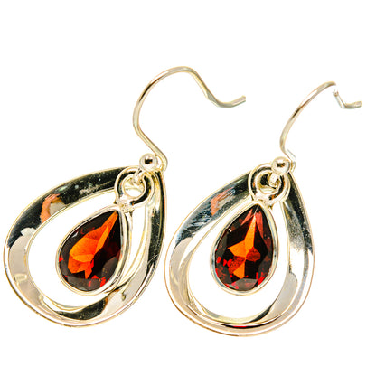 Garnet Earrings handcrafted by Ana Silver Co - EARR417442