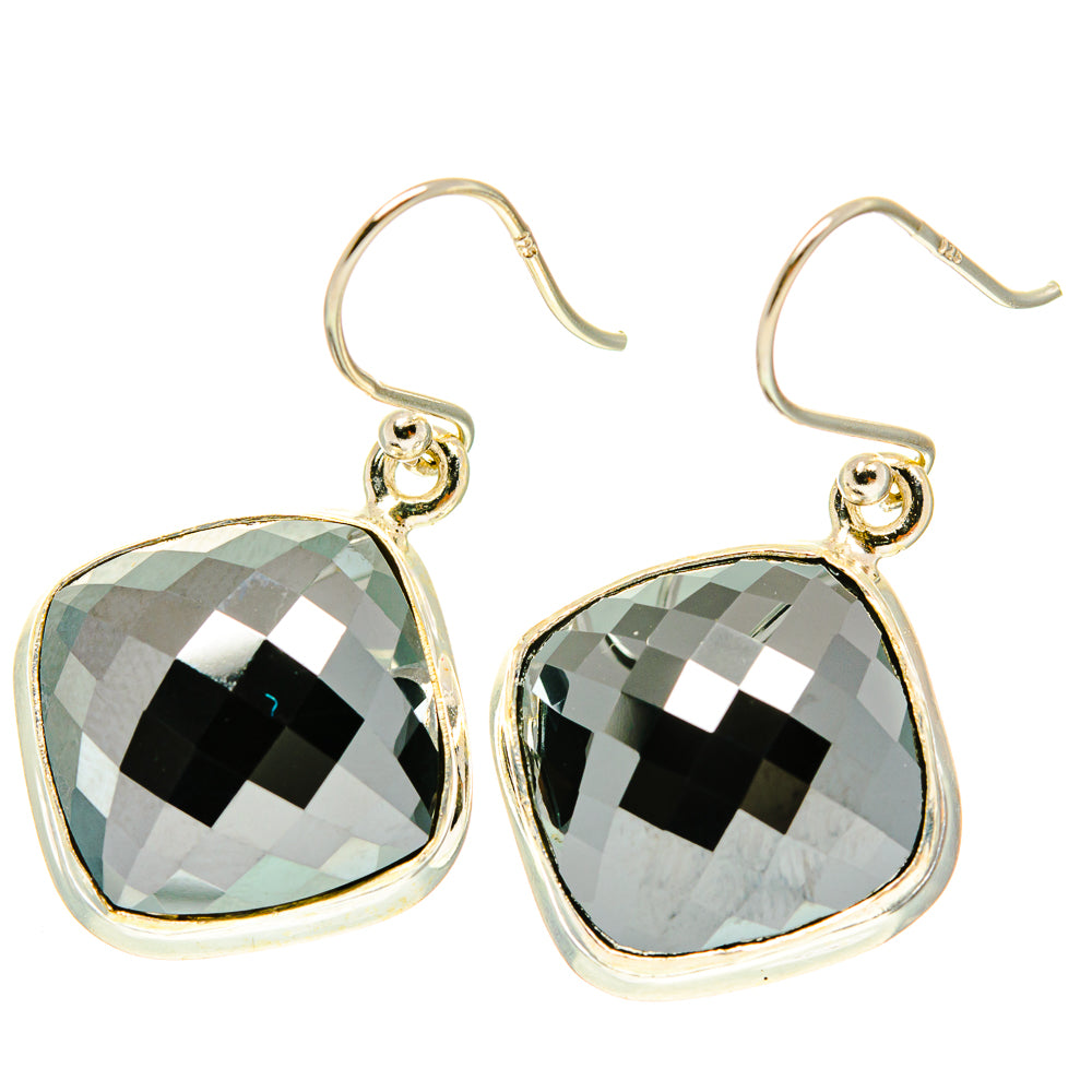 Hematite Earrings handcrafted by Ana Silver Co - EARR417444