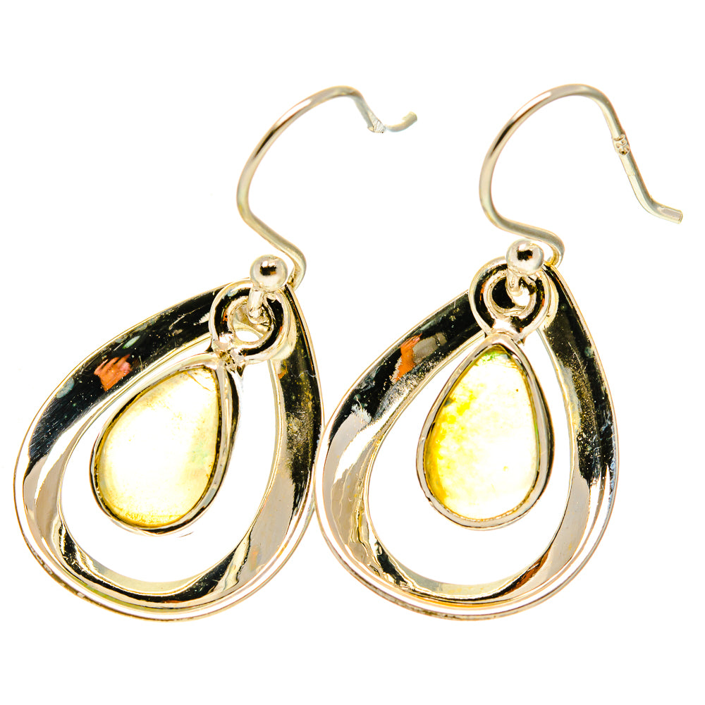Ethiopian Opal Earrings handcrafted by Ana Silver Co - EARR417450