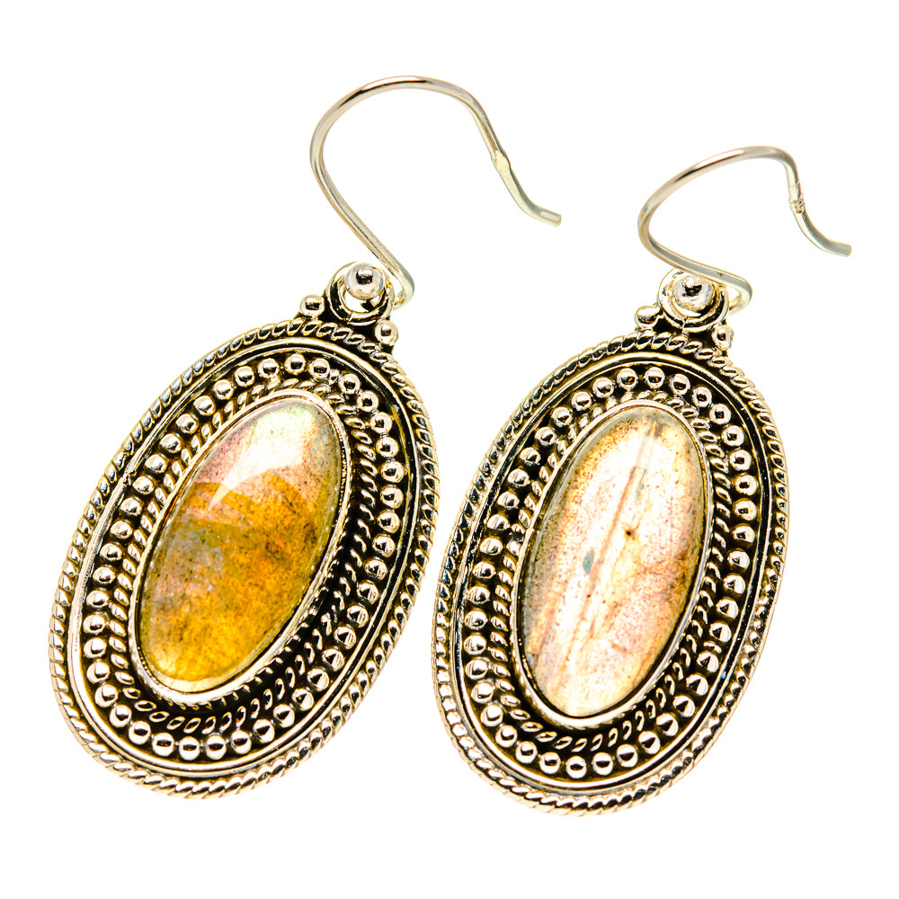 Labradorite Earrings handcrafted by Ana Silver Co - EARR417463