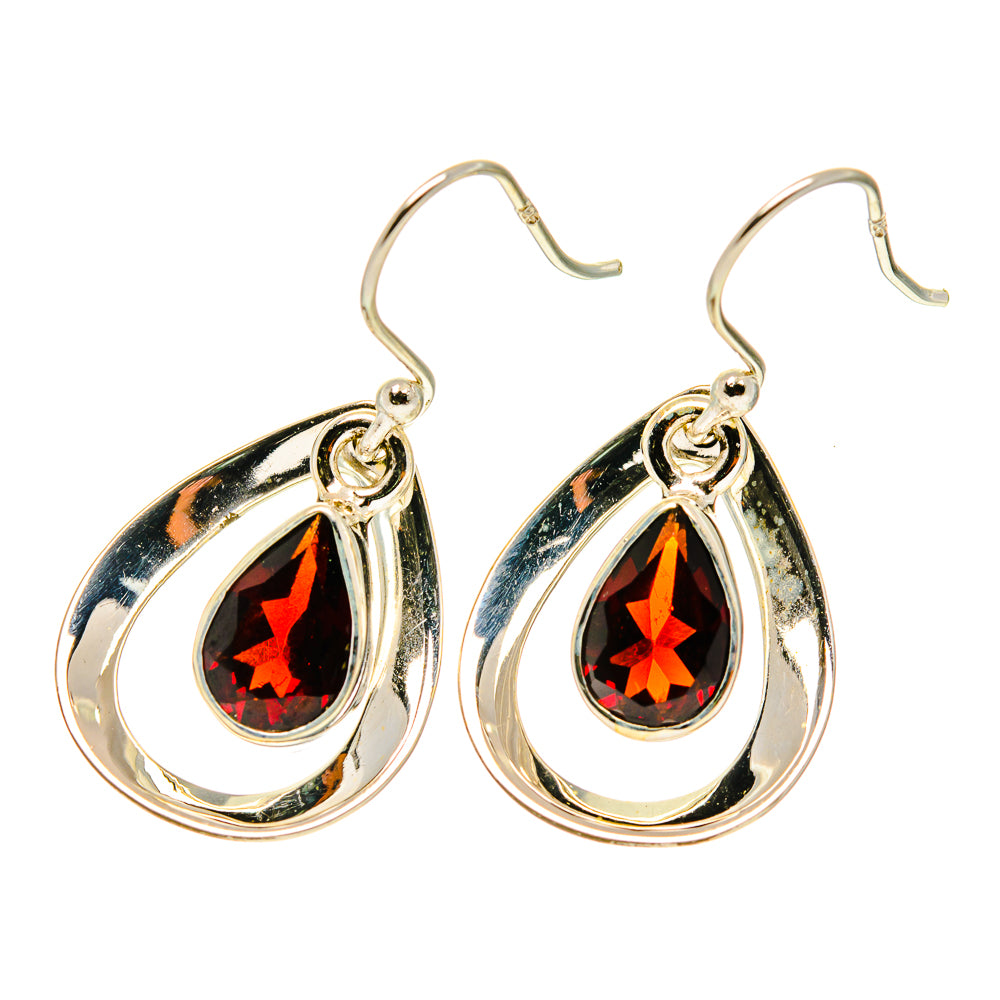 Garnet Earrings handcrafted by Ana Silver Co - EARR417464