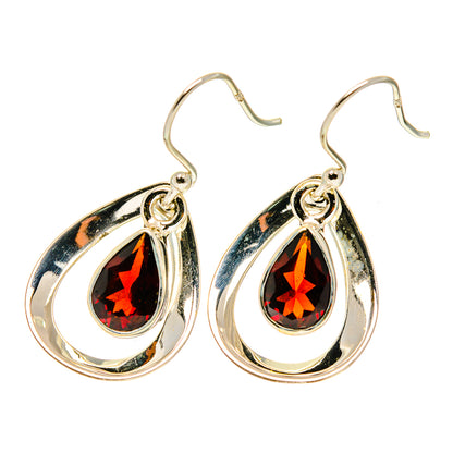 Garnet Earrings handcrafted by Ana Silver Co - EARR417464
