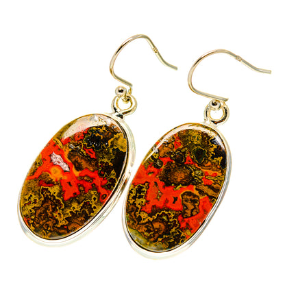 Moroccan Agate Earrings handcrafted by Ana Silver Co - EARR417471