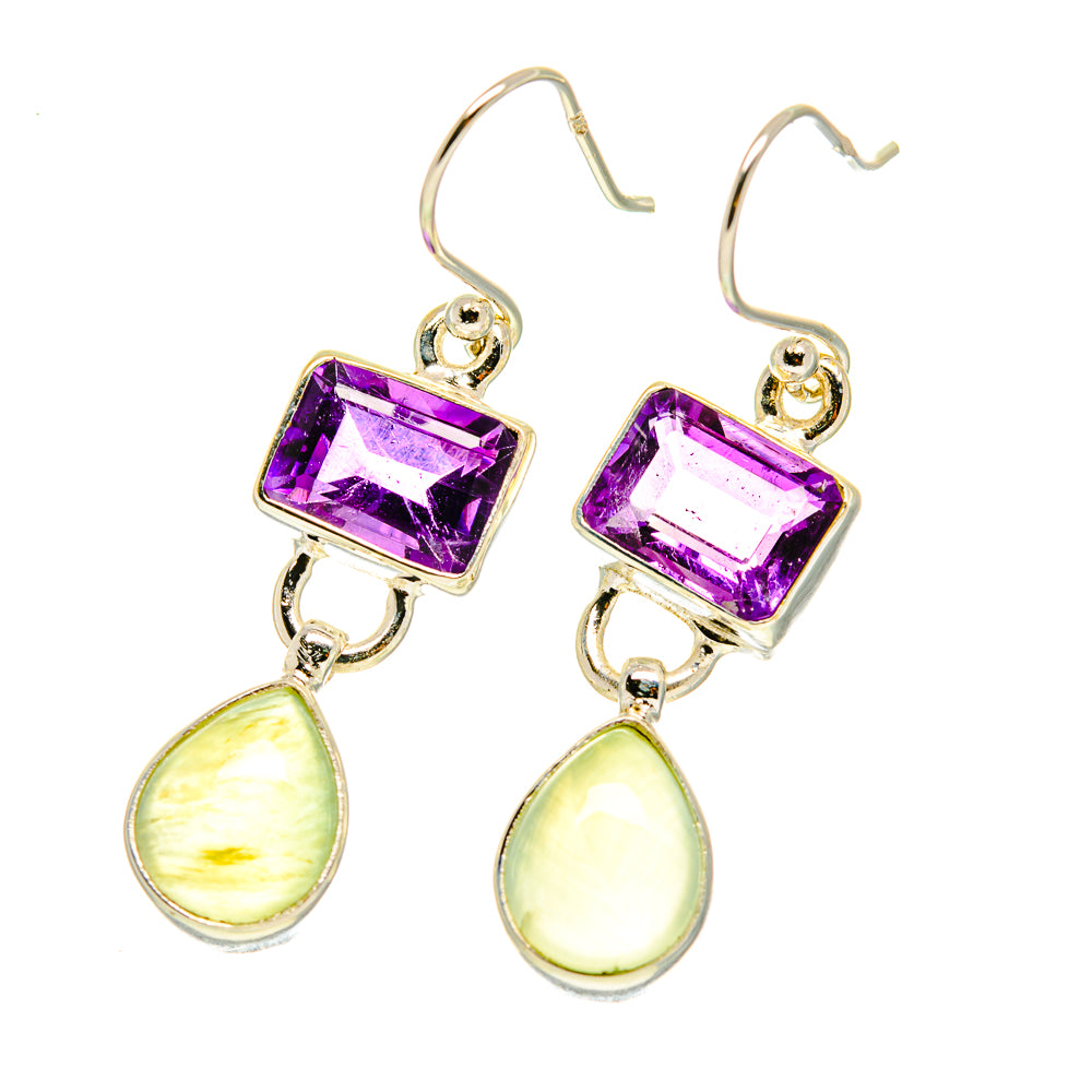 Prehnite Earrings handcrafted by Ana Silver Co - EARR417480
