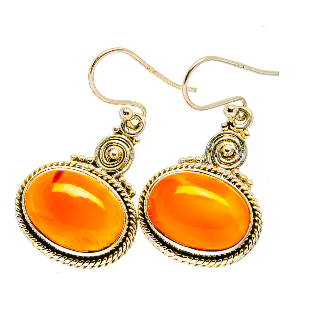 Carnelian Earrings handcrafted by Ana Silver Co - EARR417493
