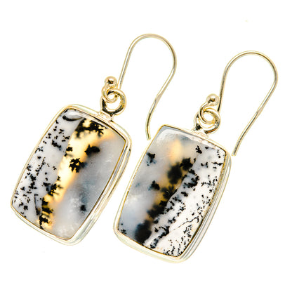 Dendritic Opal Earrings handcrafted by Ana Silver Co - EARR417500