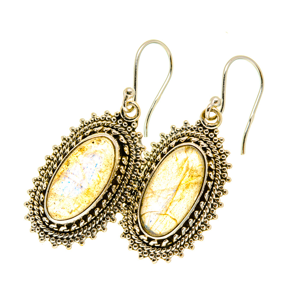 Labradorite Earrings handcrafted by Ana Silver Co - EARR417505
