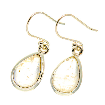 Rainbow Moonstone Earrings handcrafted by Ana Silver Co - EARR417511