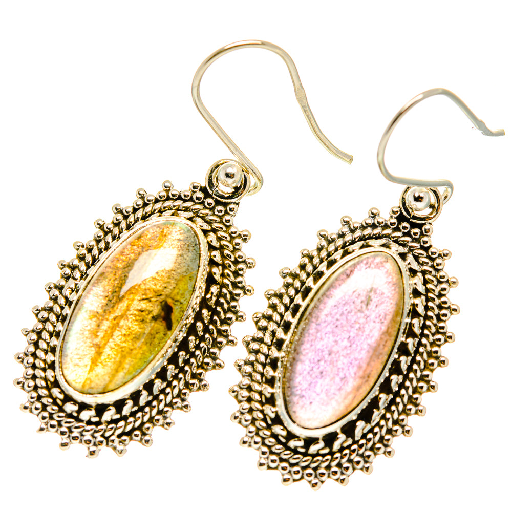 Labradorite Earrings handcrafted by Ana Silver Co - EARR417524