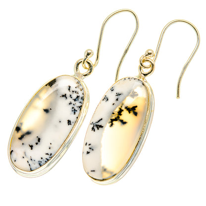 Dendritic Opal Earrings handcrafted by Ana Silver Co - EARR417526