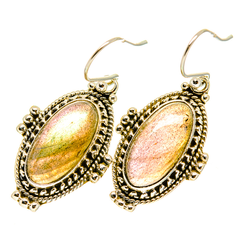 Labradorite Earrings handcrafted by Ana Silver Co - EARR417530