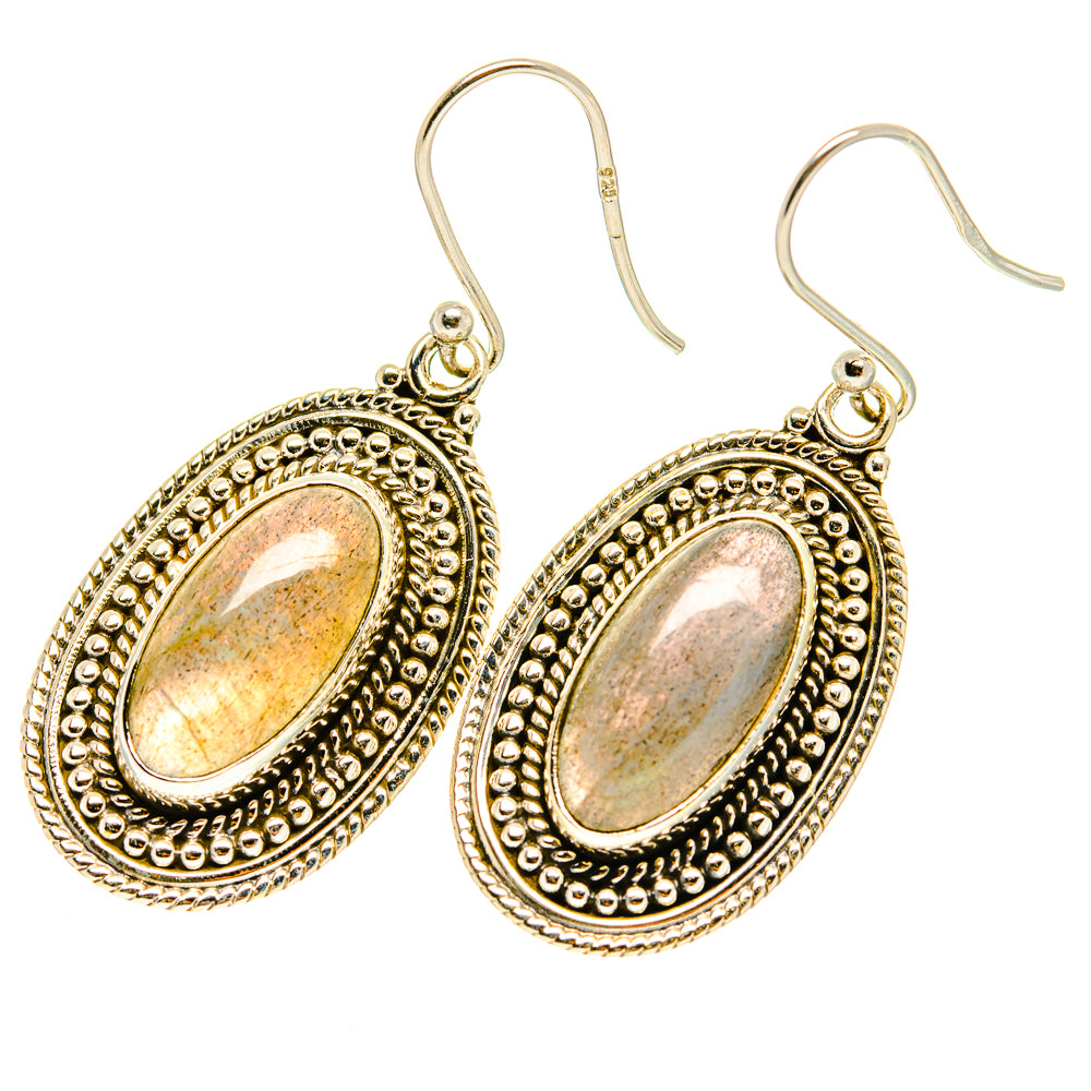 Labradorite Earrings handcrafted by Ana Silver Co - EARR417531