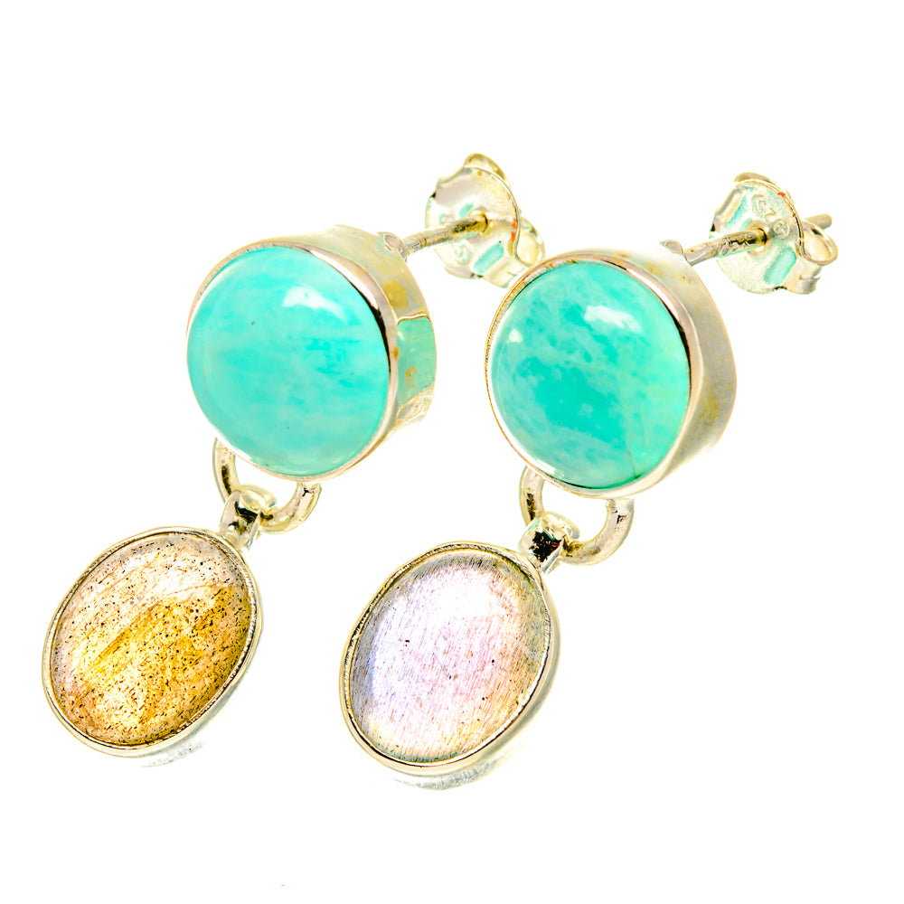 Labradorite Earrings handcrafted by Ana Silver Co - EARR417533