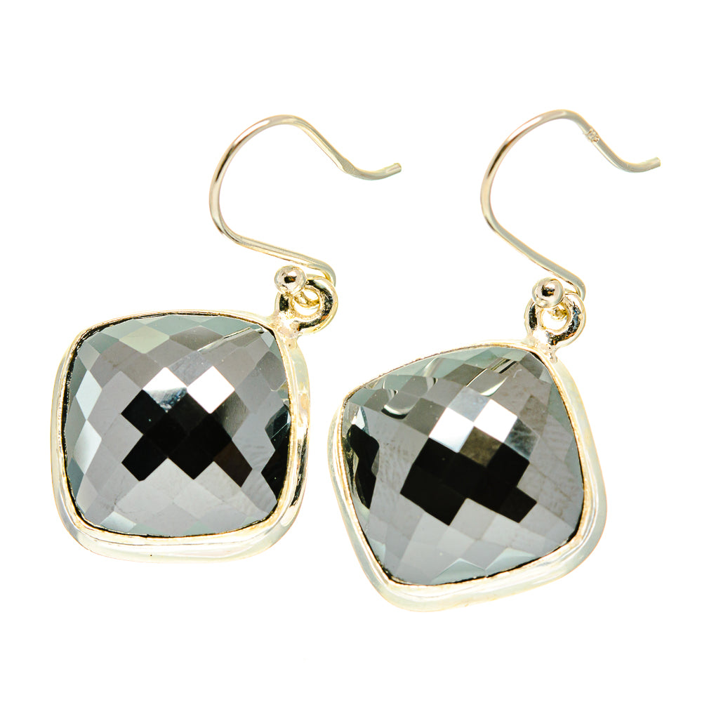 Hematite Earrings handcrafted by Ana Silver Co - EARR417552