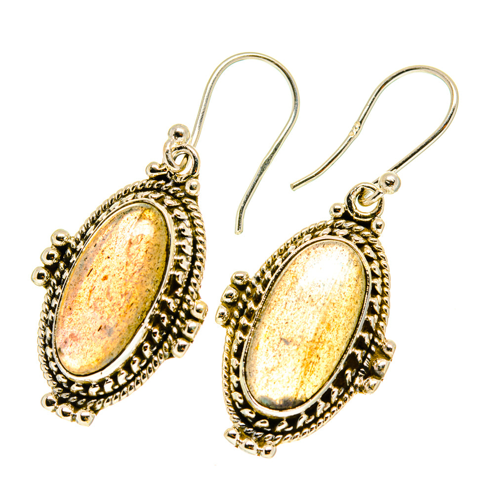 Labradorite Earrings handcrafted by Ana Silver Co - EARR417556