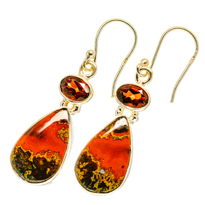 Moroccan Agate Earrings handcrafted by Ana Silver Co - EARR417559