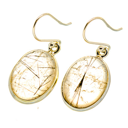 Tourmalinated Quartz Earrings handcrafted by Ana Silver Co - EARR417560