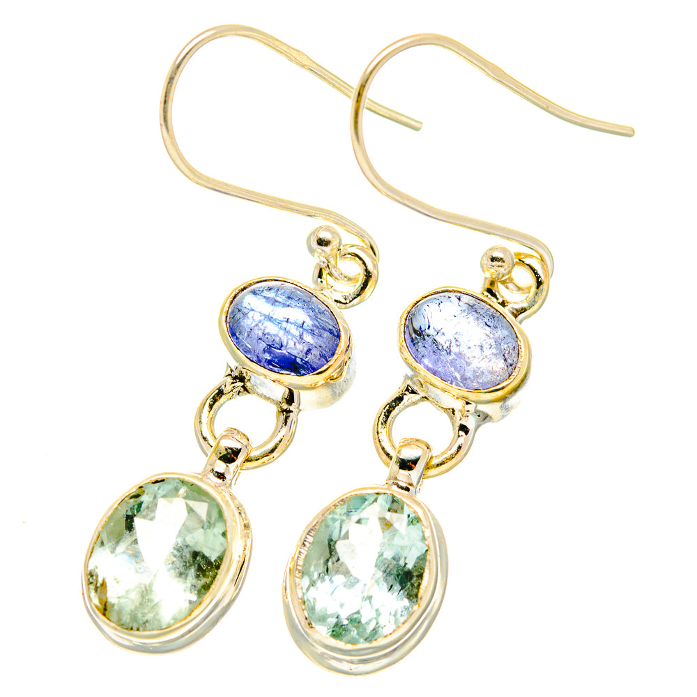 Green Amethyst Earrings handcrafted by Ana Silver Co - EARR417570