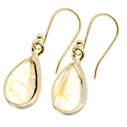 Rutilated Quartz Earrings handcrafted by Ana Silver Co - EARR417591