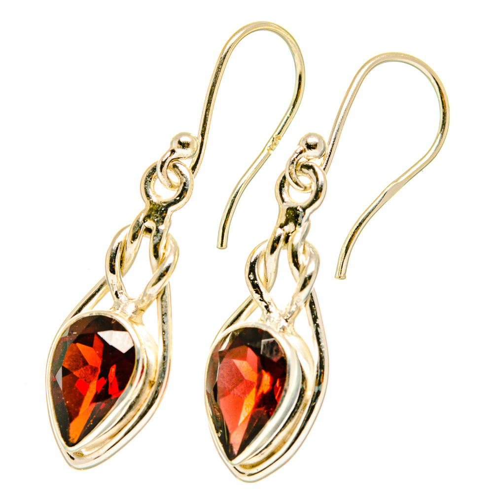 Garnet Earrings handcrafted by Ana Silver Co - EARR417592