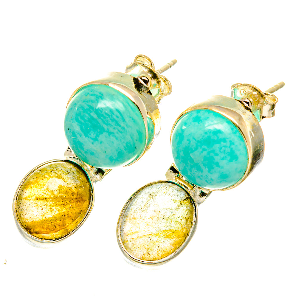 Labradorite Earrings handcrafted by Ana Silver Co - EARR417594