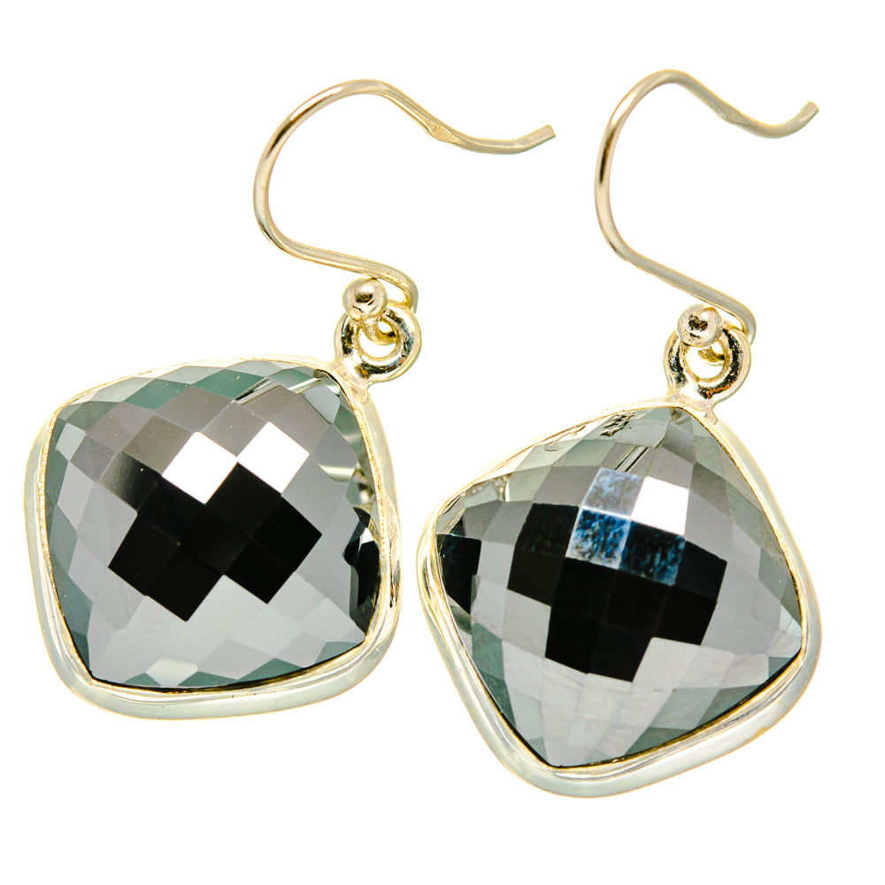 Hematite Earrings handcrafted by Ana Silver Co - EARR417603