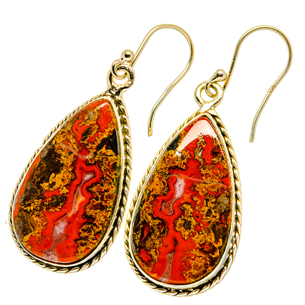 Moroccan Agate Earrings handcrafted by Ana Silver Co - EARR417608
