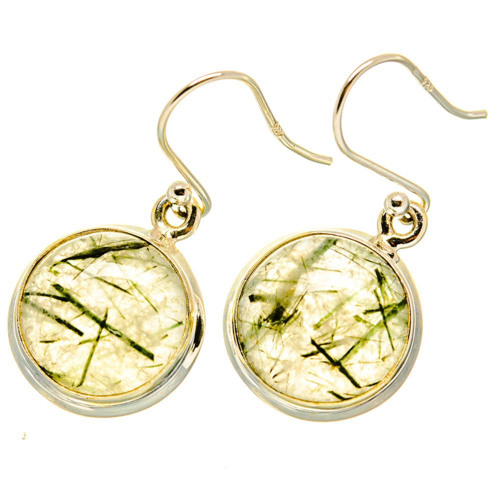 Tourmalinated Quartz Earrings handcrafted by Ana Silver Co - EARR417631
