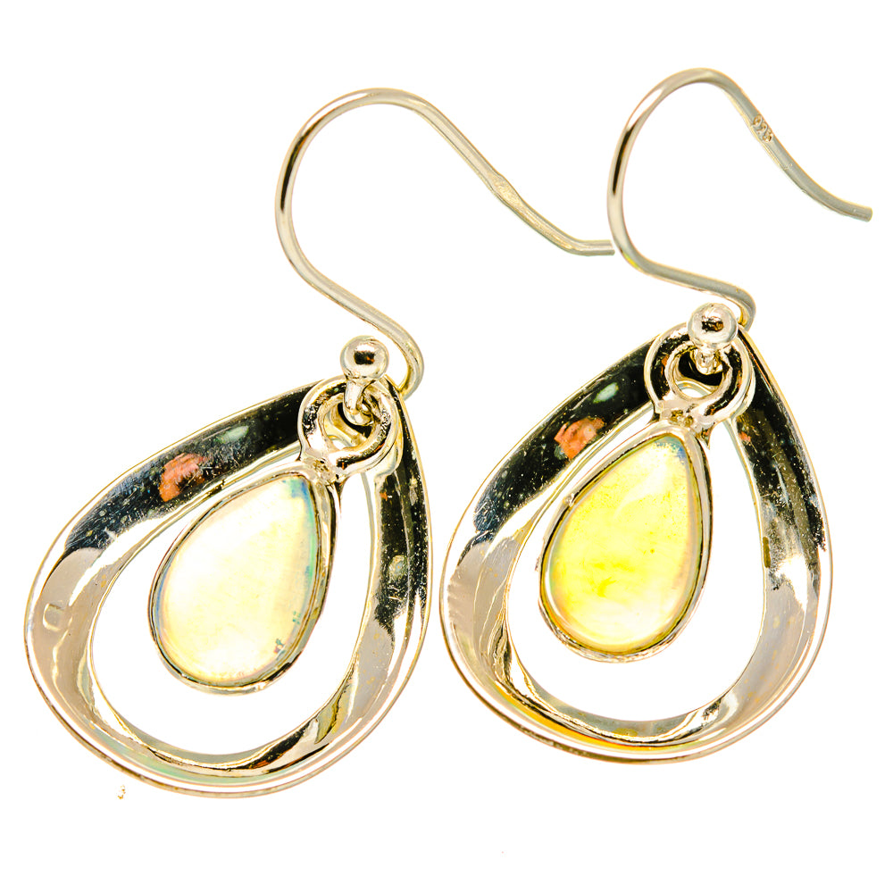 Ethiopian Opal Earrings handcrafted by Ana Silver Co - EARR417636