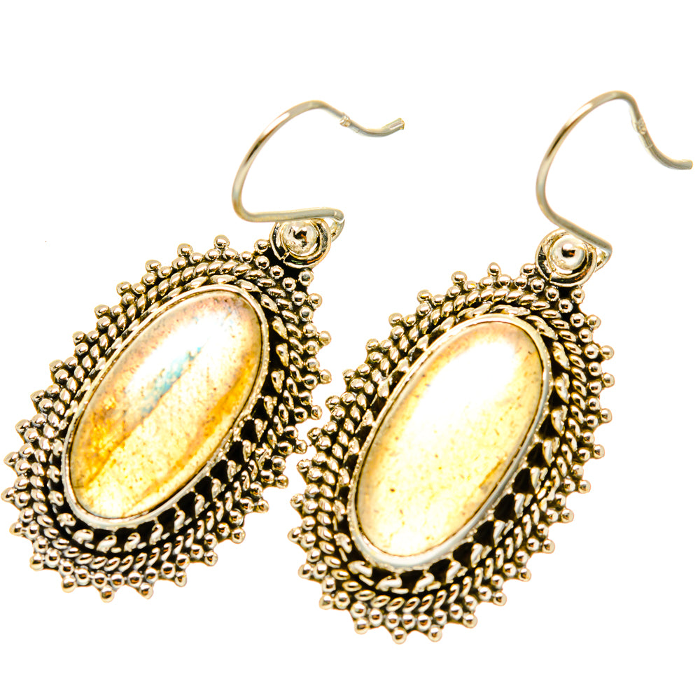 Labradorite Earrings handcrafted by Ana Silver Co - EARR417647