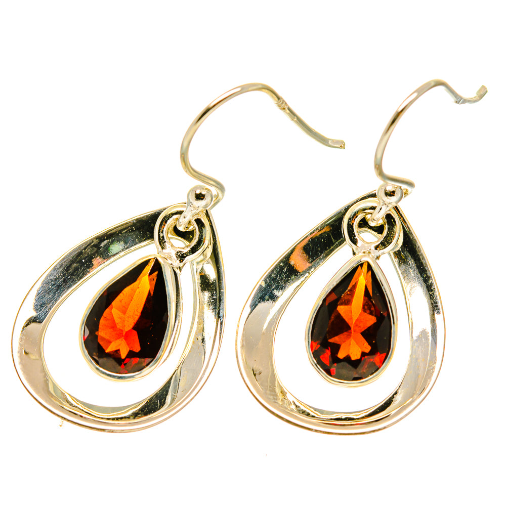 Garnet Earrings handcrafted by Ana Silver Co - EARR417653
