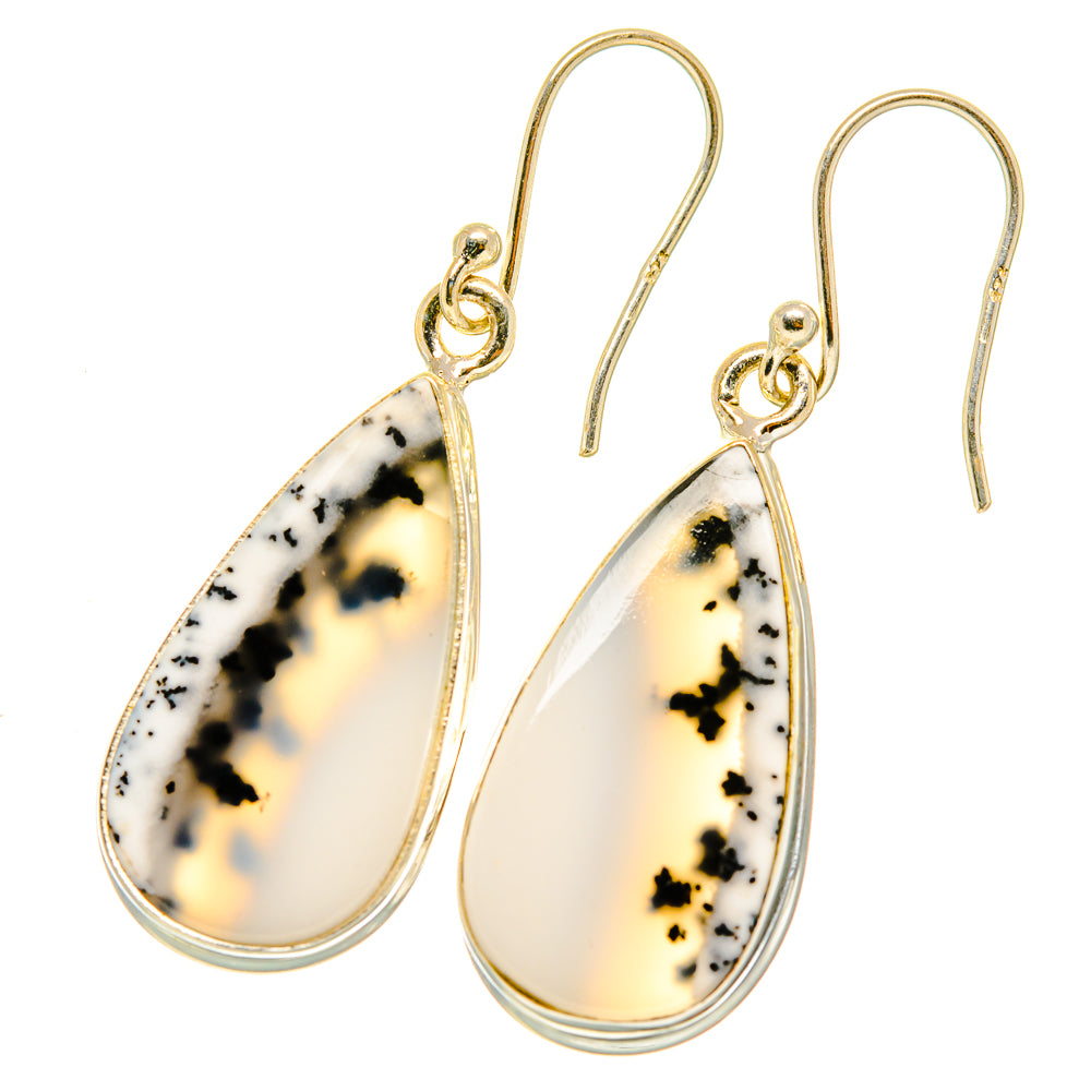 Dendritic Opal Earrings handcrafted by Ana Silver Co - EARR417659