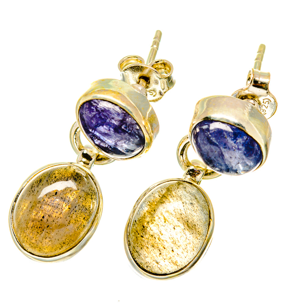 Labradorite Earrings handcrafted by Ana Silver Co - EARR417661