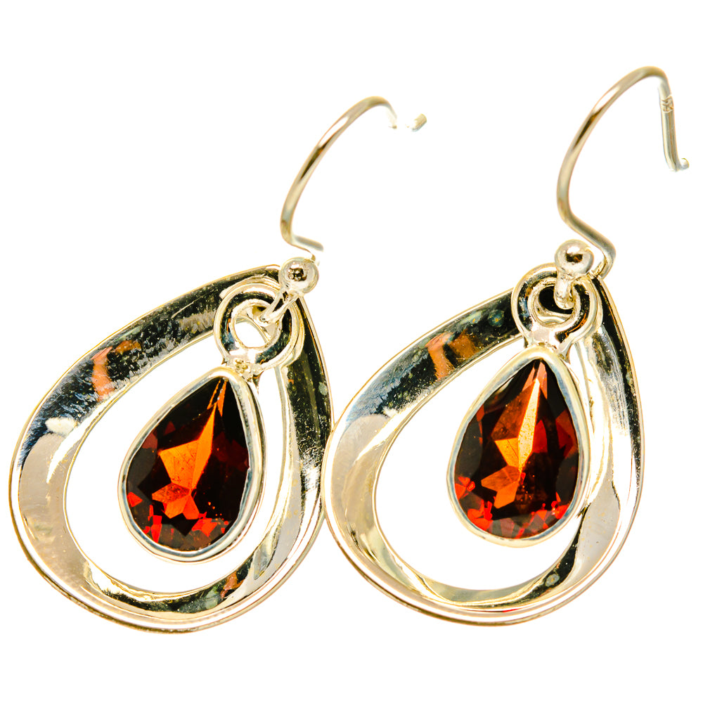 Garnet Earrings handcrafted by Ana Silver Co - EARR417668