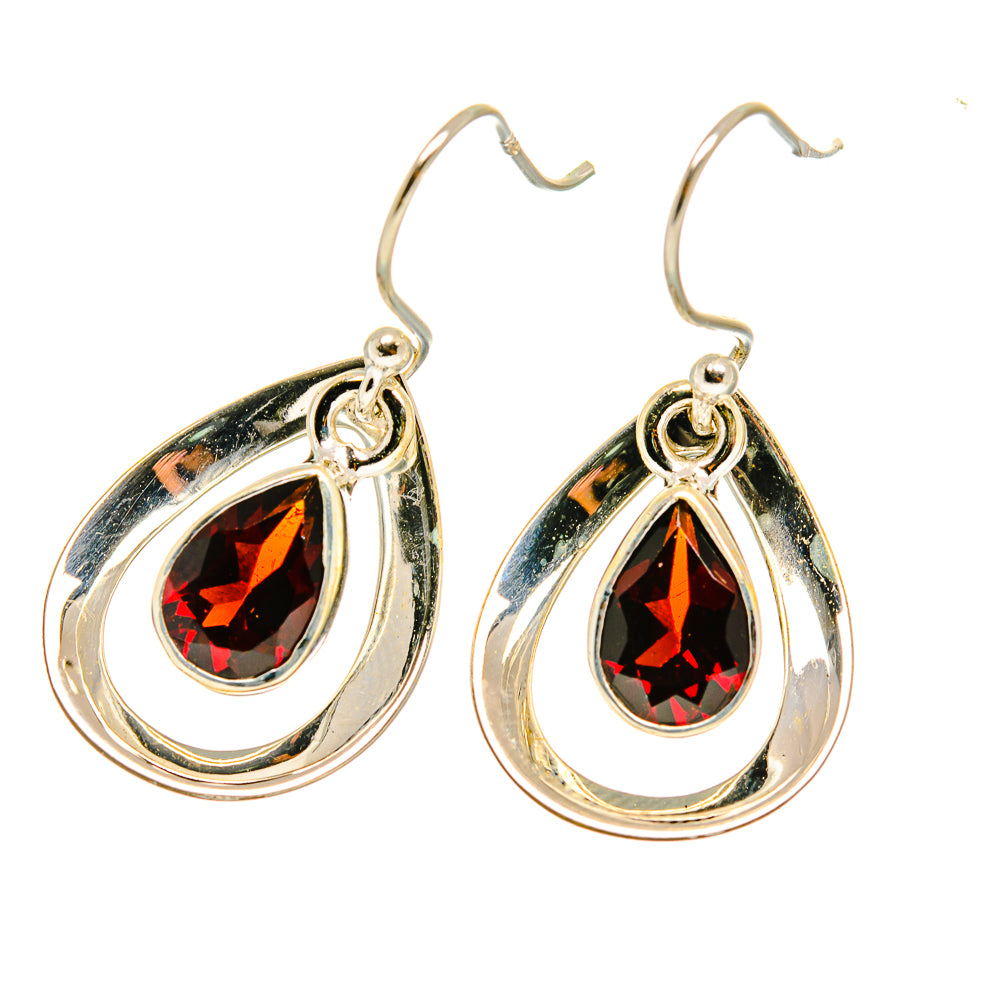 Garnet Earrings handcrafted by Ana Silver Co - EARR417672