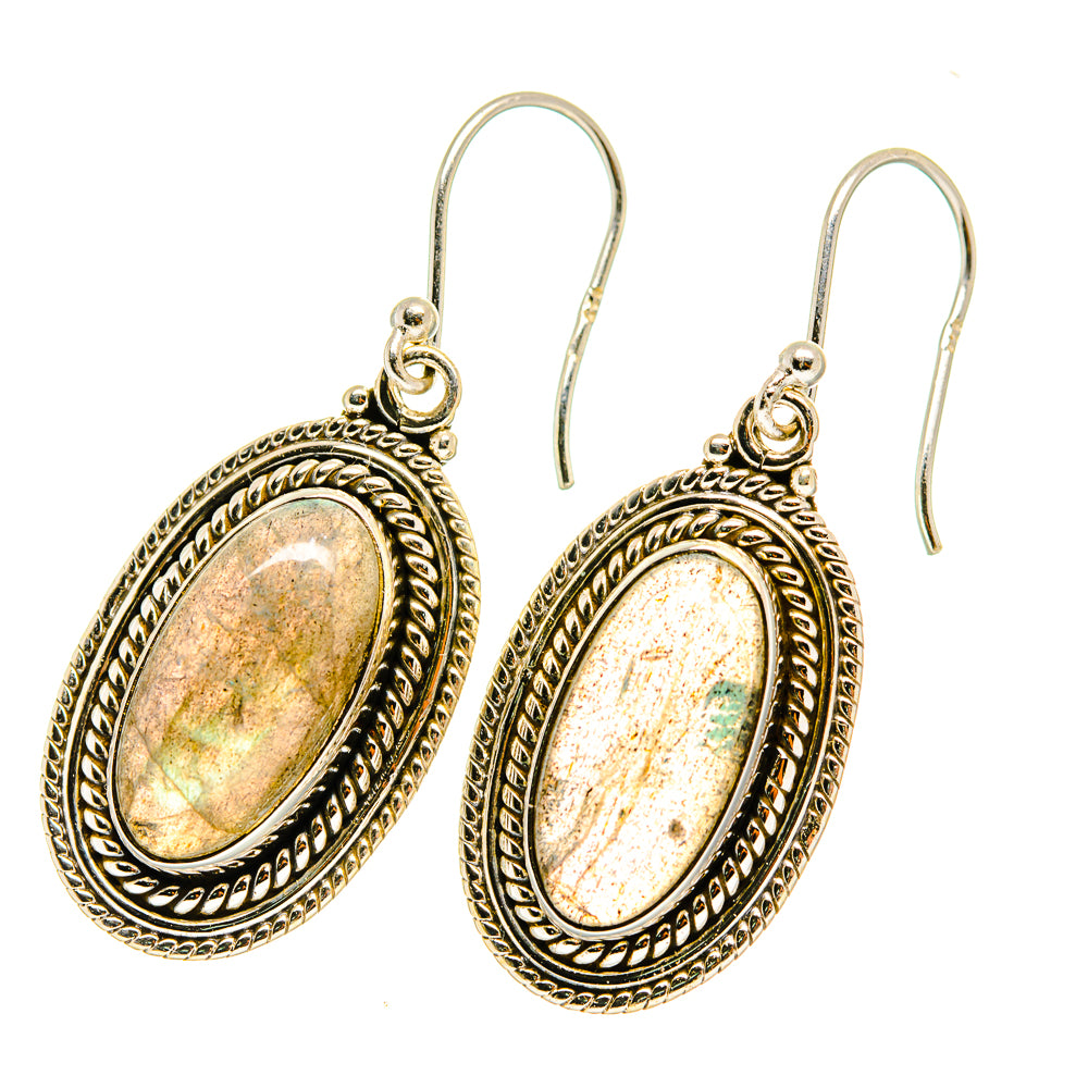 Labradorite Earrings handcrafted by Ana Silver Co - EARR417676